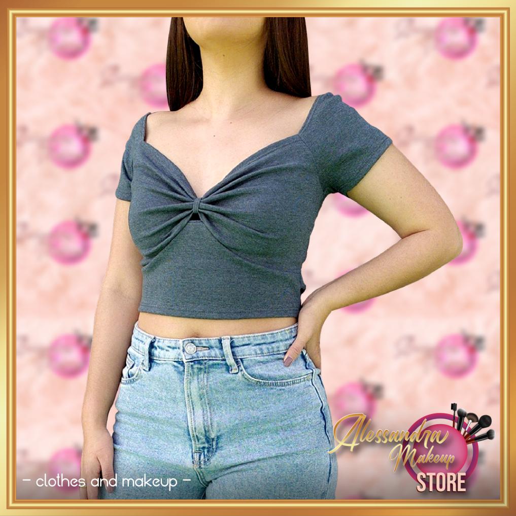 Blusa tipo lazo
