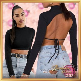 Crop con mangas